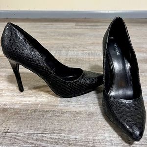 Express Black Heels